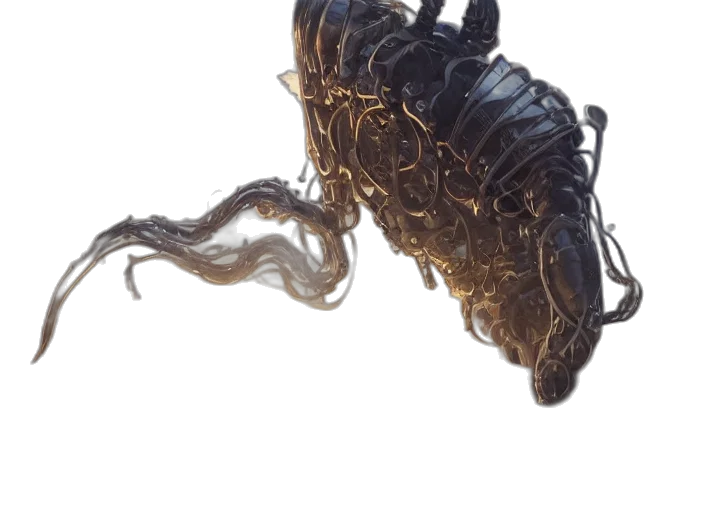 creature, hair, animal, crown, concept art, 3d render, photorealistic, fantasy art transparent PNG cut-out