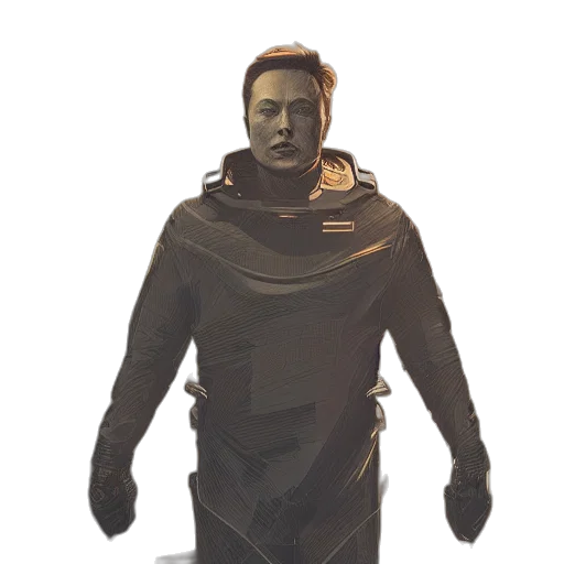 jacket, mask, robot, face transparent PNG cut-out