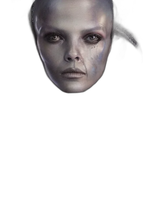 mask, face, creature, robot transparent PNG cut-out