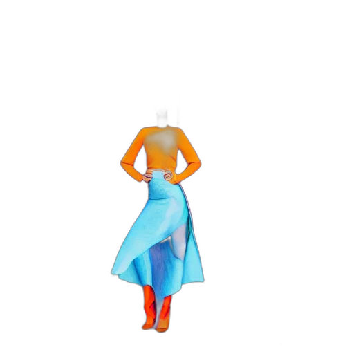 dress, staff, jacket, robot, 3d render, concept art, pixel art, cartoon transparent PNG cut-out