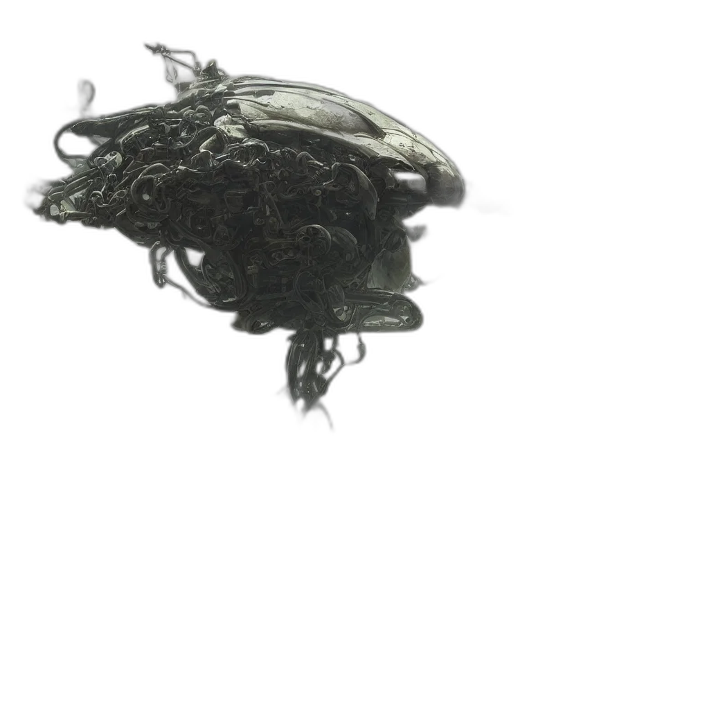 hair, creature, crown, dragon, 3d render, concept art, photorealistic, fantasy art transparent PNG cut-out