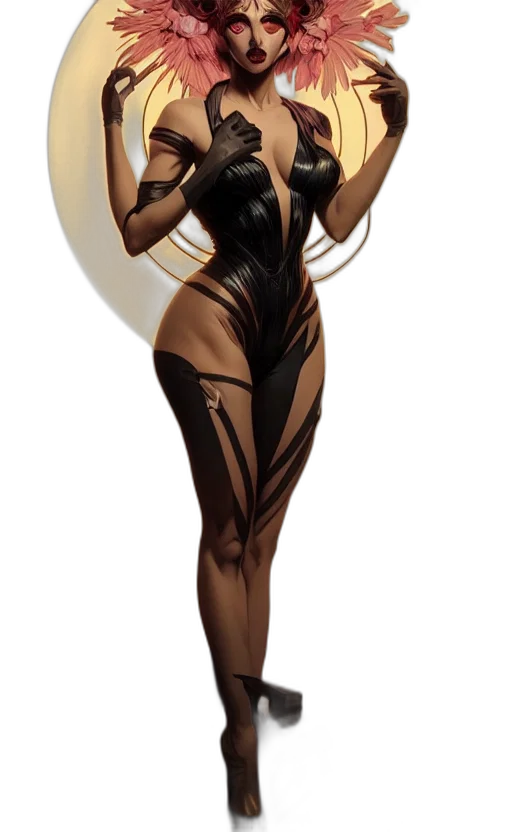 dress, comic book art, concept art, fantasy art transparent PNG cut-out