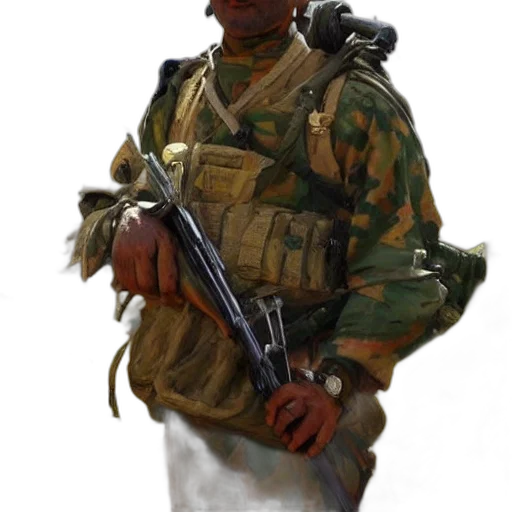 staff, weapon, jacket, face transparent PNG cut-out