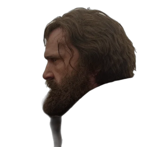 hair, mask, face, staff transparent PNG cut-out