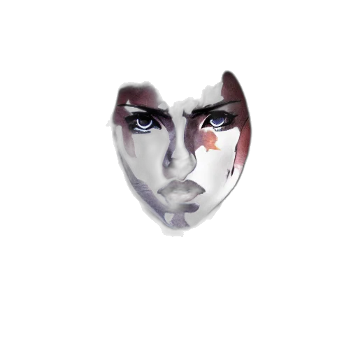 face, mask, jewelry, crown, photorealistic, watercolor, 3d render, comic book art transparent PNG cut-out