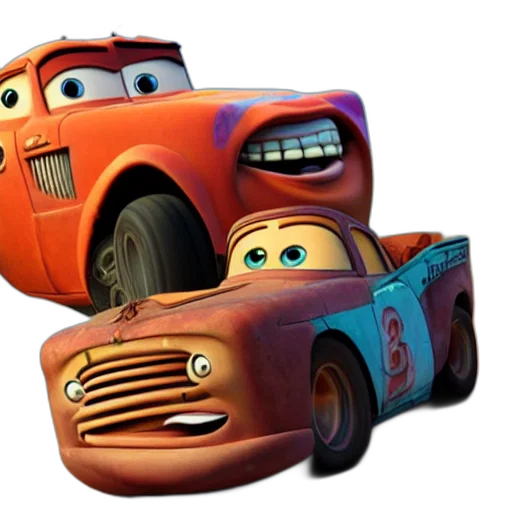 car, 3d render, concept art, fire transparent PNG cut-out