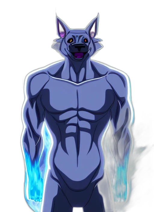 creature, staff, mask, animal, concept art, anime, fantasy art, cartoon transparent PNG cut-out