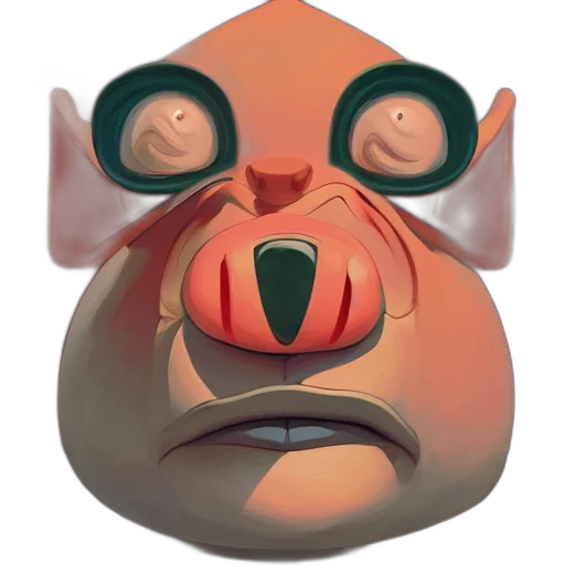 mask, face, creature, animal transparent PNG cut-out