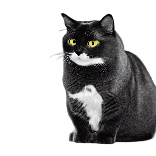 animal, creature, hat, face, photorealistic, 3d render, very, fat transparent PNG cut-out
