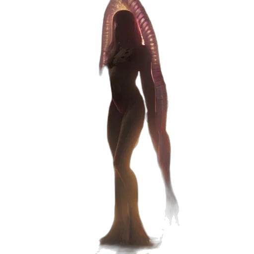 dress, creature, hair, staff, concept art, fantasy art, 3d render, comic book art transparent PNG cut-out