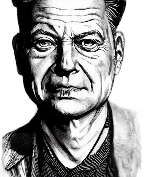face, photorealistic, pencil sketch, cartoon, comic book art, highly, detailed, ink transparent PNG cut-out