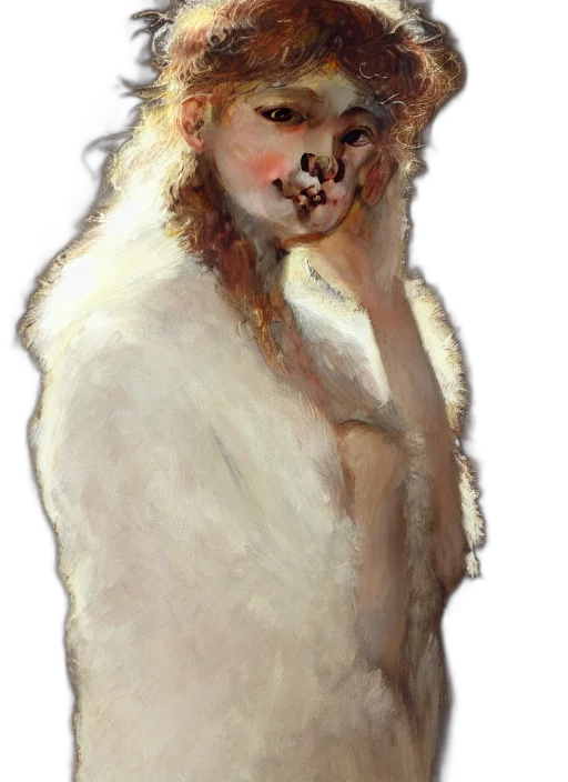 mask, face, creature, animal, oil painting, photorealistic, concept art, fantasy art transparent PNG cut-out