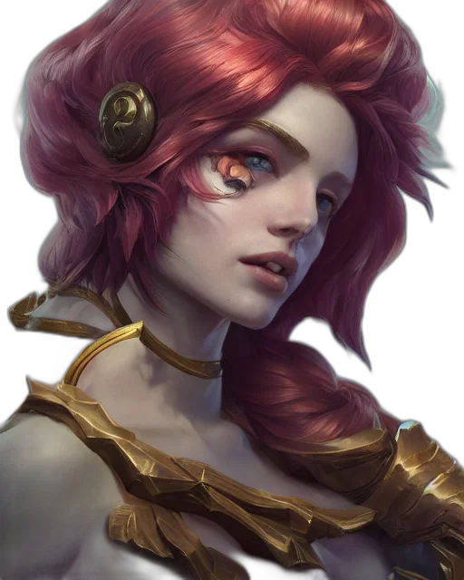 face, staff, crown, jewelry, fantasy art, concept art, photorealistic, anime transparent PNG cut-out