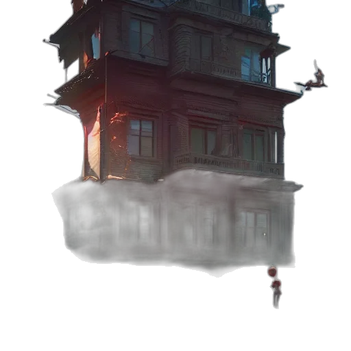 building, staff, weapon, robot transparent PNG cut-out