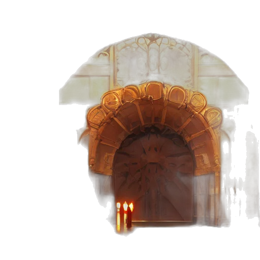 crown, mask, concept art, 3d render transparent PNG cut-out