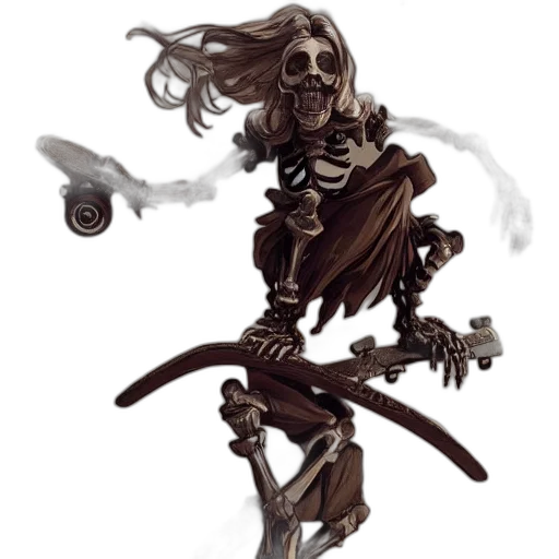 staff, robot, weapon, concept art, fantasy art, comic book art, dark, monochrome transparent PNG cut-out