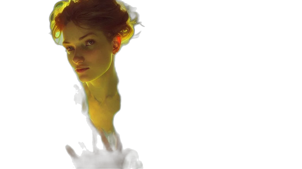 crown, face, concept art, photorealistic transparent PNG cut-out