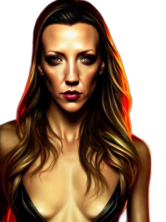face, photorealistic, comic book art, fantasy art, cartoon, red, golden, epic transparent PNG cut-out