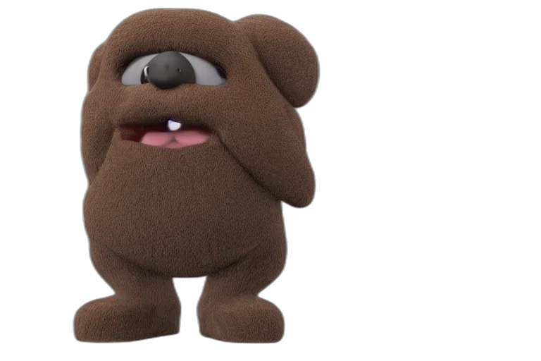 creature, animal, staff, 3d render transparent PNG cut-out