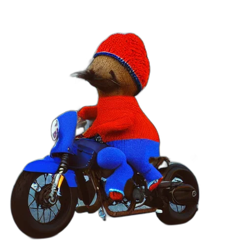animal, jacket, car, 3d render transparent PNG cut-out
