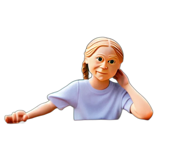 face, staff, mask, pixel art, photorealistic, 3d render, cartoon, greta transparent PNG cut-out