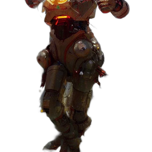 robot, staff, weapon, mask transparent PNG cut-out