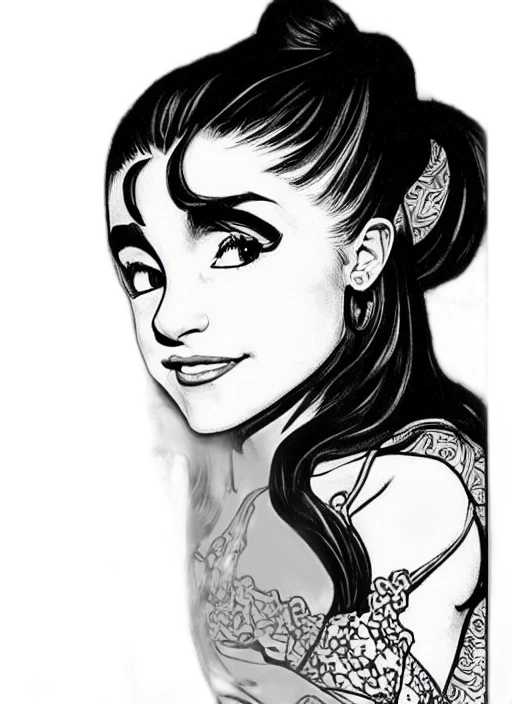 cartoon, pencil sketch, comic book art, fantasy art transparent PNG cut-out