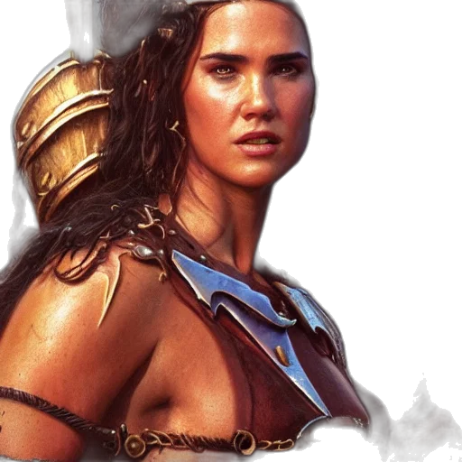 face, fantasy art, concept art, comic book art transparent PNG cut-out