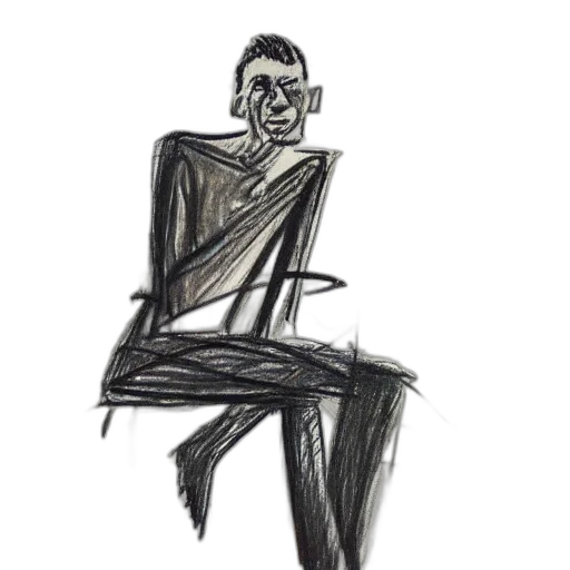 face, staff, furniture, robot, concept art, pencil sketch, photorealistic, cartoon transparent PNG cut-out