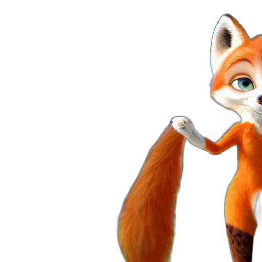 animal, staff, 3d render, concept art transparent PNG cut-out