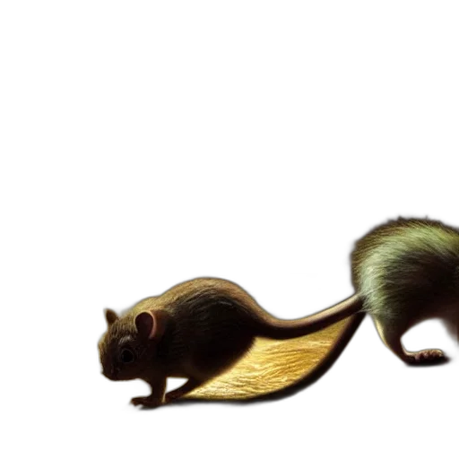 hair, animal, staff, hat, concept art, 3d render, photorealistic, pixel art transparent PNG cut-out