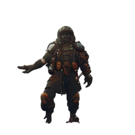 creature, weapon, mask, animal, concept art, 3d render, fantasy art, pixel art transparent PNG cut-out