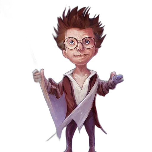 staff, sword, concept art, cartoon, fantasy art, comic book art, cute, little transparent PNG cut-out