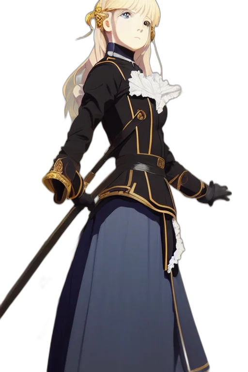 staff, sword, weapon, dress transparent PNG cut-out