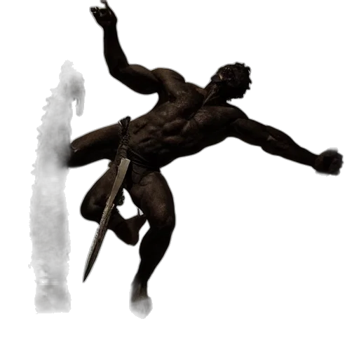 sword, staff, weapon, creature transparent PNG cut-out