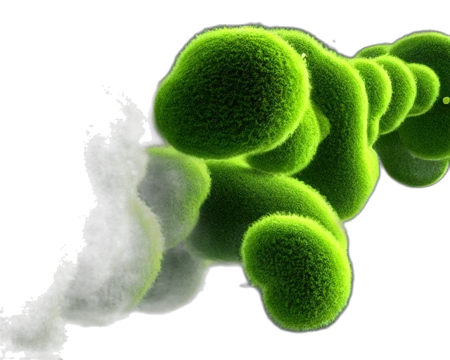 3d render, nanomachines, gathered, nitrogen transparent PNG cut-out