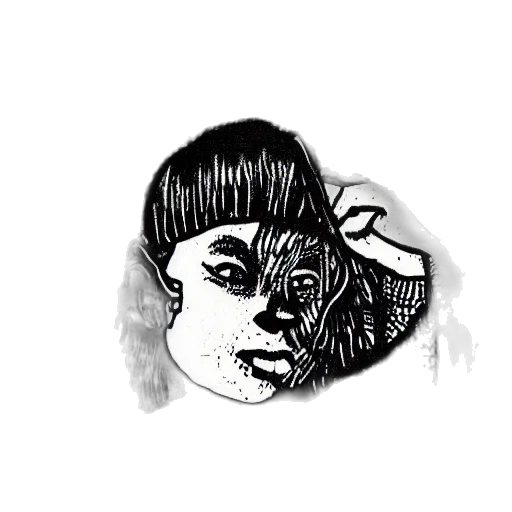 mask, face, hair, creature transparent PNG cut-out