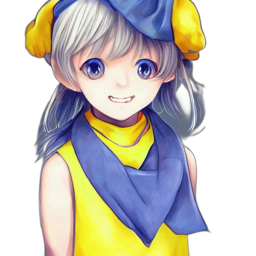 staff, hat, face, dress, anime, watercolor, fantasy art, pixel art transparent PNG cut-out