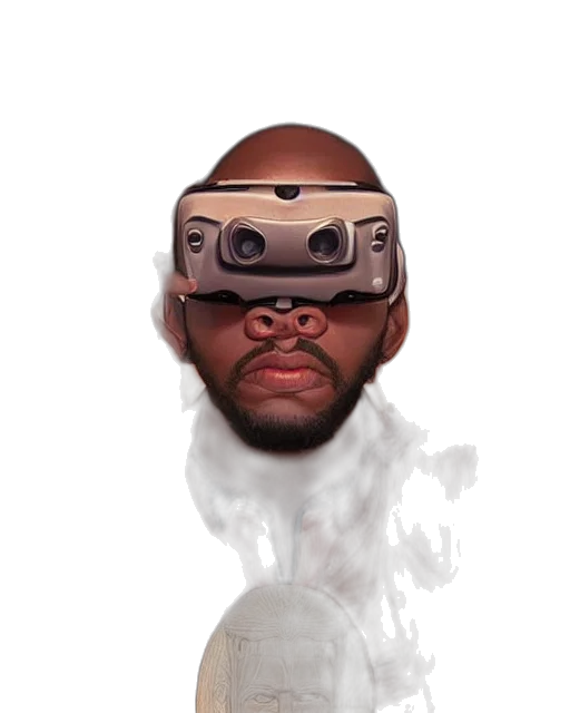 mask, robot, face, staff transparent PNG cut-out