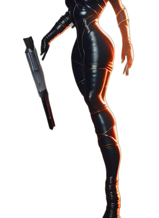 weapon, staff, sword, robot transparent PNG cut-out