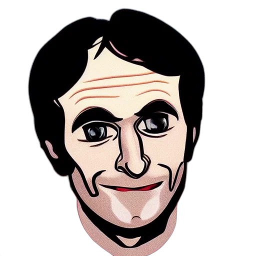 face, cartoon, pixel art, comic book art transparent PNG cut-out