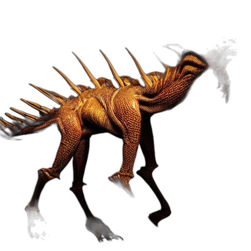 dragon, creature, animal, staff transparent PNG cut-out