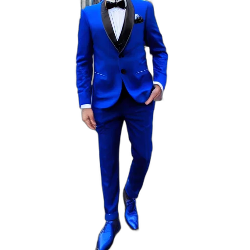 jacket, 3d render, concept art, blue transparent PNG cut-out