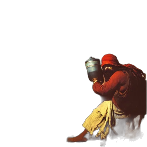 bottle, hat, crown, mask transparent PNG cut-out