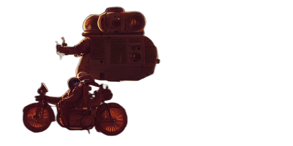 robot, weapon, car, creature, concept art, 3d render, watercolor, cyberpunk transparent PNG cut-out