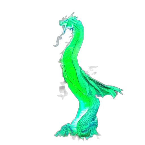 dragon, creature, animal, staff transparent PNG cut-out