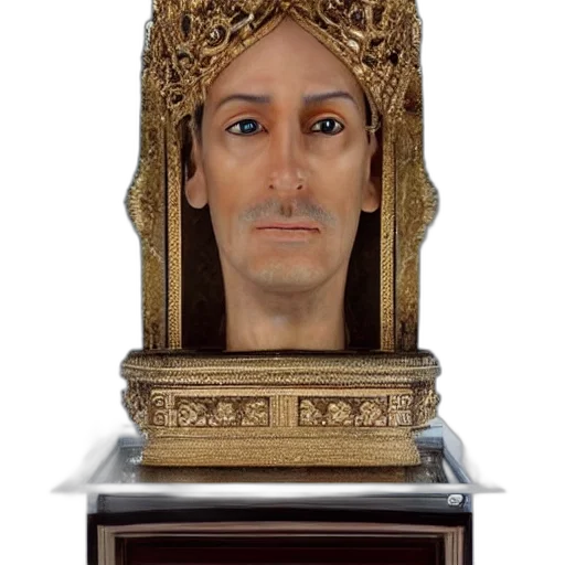 crown, face, jewelry, staff transparent PNG cut-out