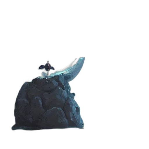 sword, dragon, creature, crown transparent PNG cut-out