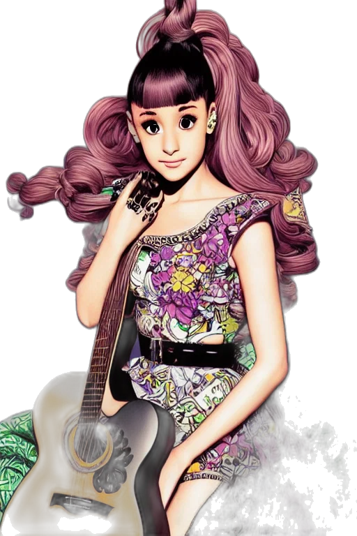 dress, hair, cartoon, anime transparent PNG cut-out