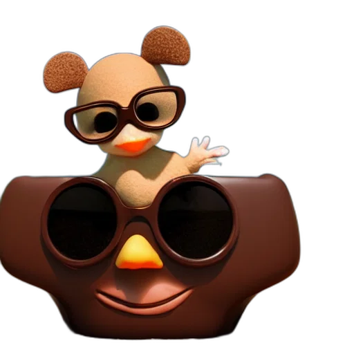 staff, mask, face, 3d render, concept art, cartoon, cute, baby transparent PNG cut-out